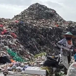 Keadaan TPA Kaliabu, Kabupaten Madiun.