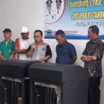 Bupati Pacitan Indartato saat melaunching cetak SPPT secara massal.