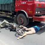 Korban kecelakaan lalu lintas terjadi di Jalan Raya Dermojayan, Blitar.