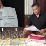 Sutyas Hadi Riyanto selaku perwakilan LSM Gebrak menerima surat balasan dari Komisi Kejaksaan RI terkait ngendonnya kasus BKSM 2018 dan pembangunan sejumlah pasar di Ponorogo.