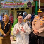 Menteri PPPA, Arifatul Choiri Fauzi, didampingi Kapolres Gresik, AKBP Ramadhan Nasution, saat berkunjung ke TPA PIKA PG. Foto: Ist