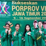 Kontingen dari Bangkalan yang mendulang prestasi di Porprov Jatim 2023.