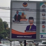 Baliho Partai NasDem yang jadi kontroversi. Foto: Ist