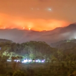 Titik-titik api di kawasan Suaka Margasatwa Gunung Hyang Argopuro yang terpantau.