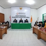 Suasana persidangan di Bawaslu Pacitan.