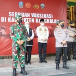 Kapolri Jenderal Listyo Sigit Prabowo dan Panglima TNI Marsekal Hadi Tjahjanto meninjau langsung penanganan kasus positif Covid-19 di Kabupaten Bangkalan, Sabtu (12/6/2021).