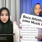 Mira, DJ perempuan yang jadi sorotan netizen. Foto: lambeturah.co.id