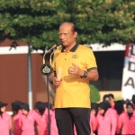 Irjen Nanang Avianto saat memberi sambutan di pembukaan pekan olahraga Hari Bhayangkara