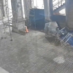 Rekaman CCTV lokasi hilangnya motor seorang muadzin di Kota Pasuruan.