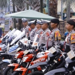 Persiapan yang dilakukan anggota Polres Kota Batu.