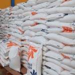 AMAN: Persediaan stok beras di gudang bulog Tuban siap didistribusikan. foto: suwandi/ BANGSAONLINE