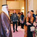 Gubernur Khofifah ketika menghadiri Buka Puasa Kedubes Saudi Arabia di Jakarta.