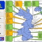 Peta sebaran kasus Covid-19 di Kabupaten Gresik per Senin (1/12/20).