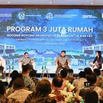 Menteri ATR/BPN saat menghadiri acara Program 3 Juta Rumah, Gotong Royong Membangun Rumah untuk Rakyat.