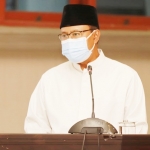 Wali Kota Pasuruan Saofullah Yusuf saat menyampaikan usulan 4 raperda.