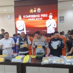 Konferensi pers Polres Blitar