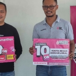 Ales Shella Hadysara, Regional Brand and Marketing North East Javan (kanan), dan Kristyawan Adi Sunaryo Area Sales Manager Surabaya-Madura (Kiri),