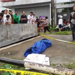 Korban saat ditemukan meninggal dunia dengan luka tusuk, di Jalan Majapahit, Semarang, Kamis (14/3/2024) sekitar pukul 14.30 WIB.