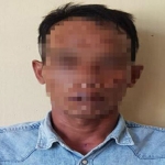 Tersangka Mudahrin (38), Warga Desa Kalikatak, Kecamatan Arjasa, Kabupaten Sumenep. (foto: ist)