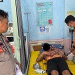 Korban saat dirawat di Puskesmas Tambelangan
