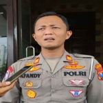 Kasatlantas Polres Kediri Kota, AKP Afandy Dwi Takdir, saat memberi keterangan kepada wartawan. Foto: Ist