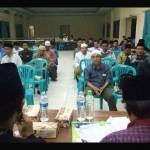 PERSIAPAN: Suasana rapat persiapan Konfercab NU Sidoarjo di Kantor PCNU, Jl Airlangga, Selasa (11/10) malam. foto: istimewa
