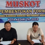 Kabid Olahraga Dinas Kebudayaan Pariwisata Kepemudaan dan Olahraga, Agus Arifin, S.E. memberikan penjelasan terkait persiapan pembentukan Formi.