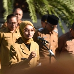 Wali Kota Kediri saat memberi arahan. Foto: Ist