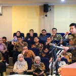Wagub Jatim, Emil Elestianto Dardak saat memberikan sambutan. (Ist)