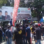 Demo Tolak Omnibus Law UU Cipta Kerja di Pasuruan. (foto: ist).