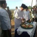 Bupati Tuban H Fathul Huda mengawali safari ramadan di Balai Desa Rayung, Kecamatan Senori, Selasa (22/5).