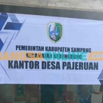 Kantor baru Desa Pajeruan, Kecamatan Kedungdung, Sampang. Foto: MUTAMMIM/BANGSAONLINE