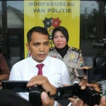 AKBP Shinto saat ditemui awak media di Mapolrestabes Surabaya