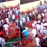 Cuplikan video yang menunjukkan sejumlah pelajar SMKN 2 Kota Probolinggo adu jotos.