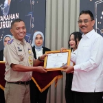 Kantah Kota Pasuruan menerima langsung penghargaan WTAB 2026 di Aula Prona Kementerian ATR/BPN, Jakarta, Kamis (5/3/2026). (Ist)