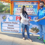 DPD KNPI Kabupaten Pamekasan turut serta dalam aksi sosial penanganan COVID-19.