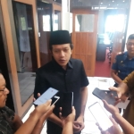 Wabup Syah Natanegara usai rapat paripurna di Gedung DPRD Trenggalek 