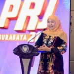 Gubernur Jatim, Khofifah Indar Parawansa secara resmi membuka Pekan Raya Jawa Timur (PRJ) Surabaya 2025 di Grand City Convention Center & Exhibition, Surabaya. (Ist)