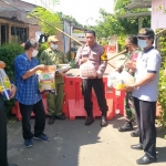 Bantuan sembako telah disiapkan untuk warga yang sedang menjalani isolasi mandiri di Kelurahan Tamanan. (Foto: Ist)