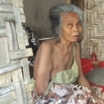 Marija, saat ditemui di gubuknya yang terbuat bambu di Dusun Krajan, Desa Silo, Kecamatan Silo, Kabupaten Jember.