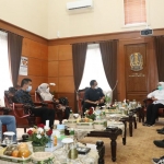 Audiensi Pengurus AMSI Jatim dengan Gubernur Jatim Khofifah, Rabu (24/2).
