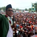 A Muhaimin Iskandar dalam kampanye PKB. Foto: antara