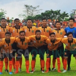 Para pemain Persibo dituntut menang di laga perdana Liga 3 melawan Bumi Wali FC, Rabu (10/5).