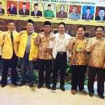 Sejumlah bacabup dan bacawabup saat mengikuti pemaparan visi dan misi yang digelar DPD Golkar Gresik, beberapa waktu lalu. foto: SYUHUD/ BANGSAONLINE