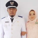 Kades Kepunten Bambang Supriyadi beserta istri.