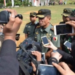 Pangdam V/Brawijaya, Mayjen TNI Wisnoe, PB usai menutup TMMD ke-106 di Trenggalek.