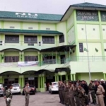 Kantor PCNU Gresik, di Jalan Raya Bunder, Kebomas. foto: SYUHUD/ BANGSAONLINE