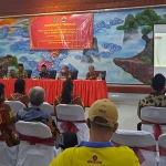 Kemenag Tuban bersama tokoh agama, mengkampanyekan moderasi beragama di Klenteng Kwan Sing Bio dan Gereja Santo Petrus Tuban, Jumat (30/9/2022).