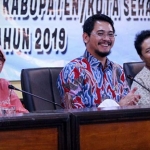 Wakil Wali Kota Pasuruan Raharto Teno Prasetyo, ST menerima kunjungan tim Verifikasi Kota Sehat dari Provinsi Jawa Timur