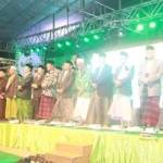 Para peserta dari jajaran pengurus PCNU dan beberapa pejabat di Jawa Timur yang ikut hadir dalam Peringatan Harlah NU ke-92 di Tuban. (suwandi/BANGSAONLINE)